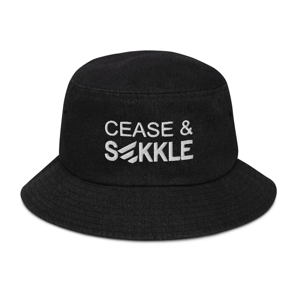 Cease & Sekkle Denim Bucket Hat