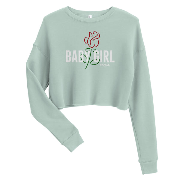 Baby Girl Crop Sweatshirt