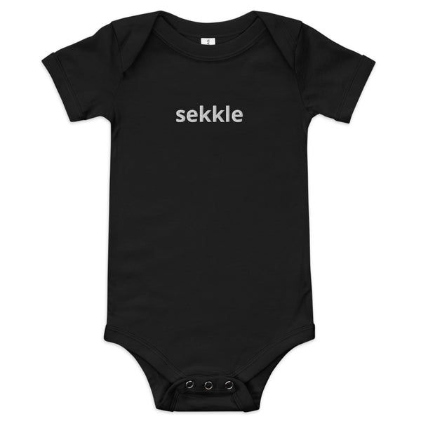 Sekkle Lower Case Embroidered Baby One Piece