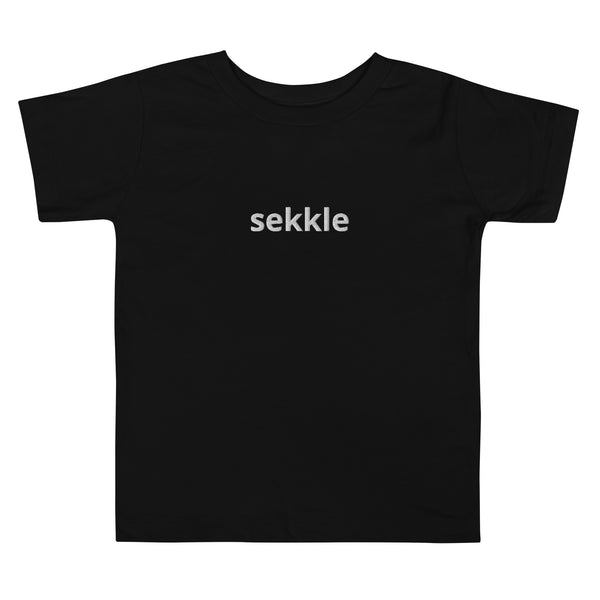 Sekkle Lower Case Embroidered Toddler Tee