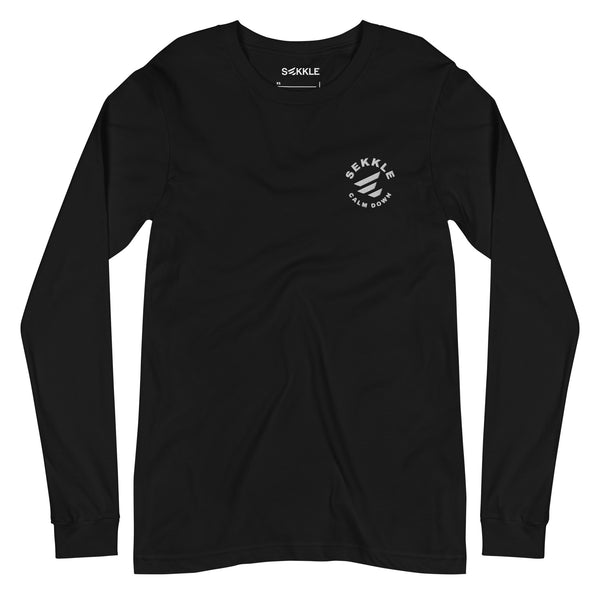 Sekkle Calm Down Embroidered LS T-Shirt
