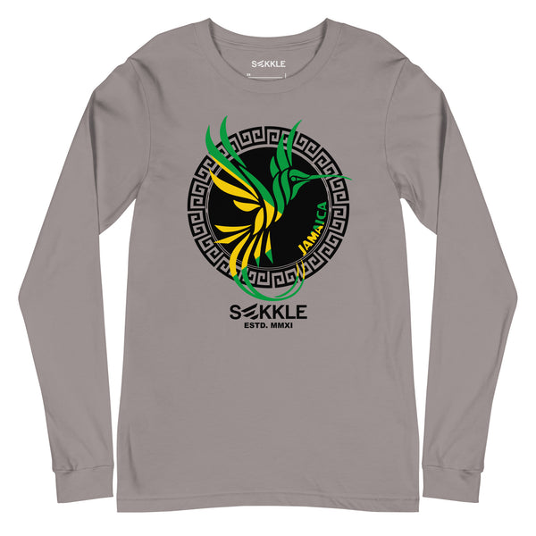 Jamaican Flag Doctor Bird LS T-Shirt