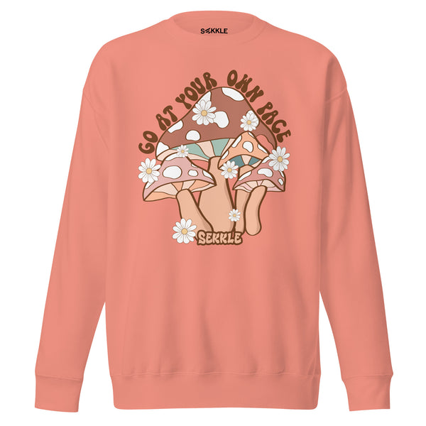 Go At Your Own Pace Mushroom Sweatshirt