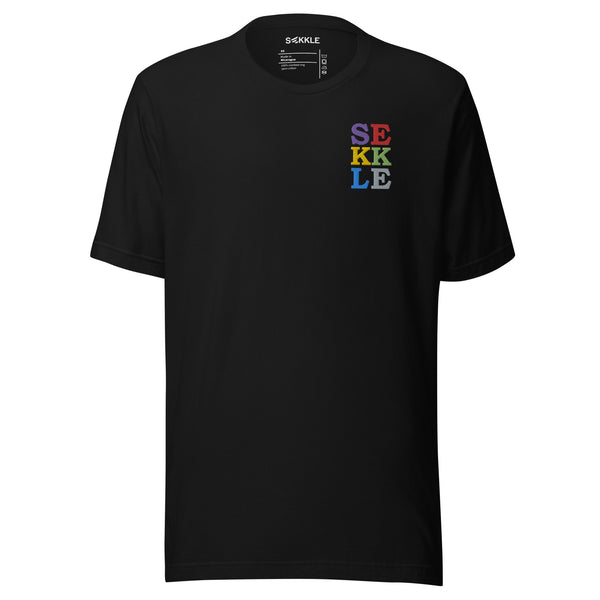 Sekkle カラーブロック ロゴ T シャツ