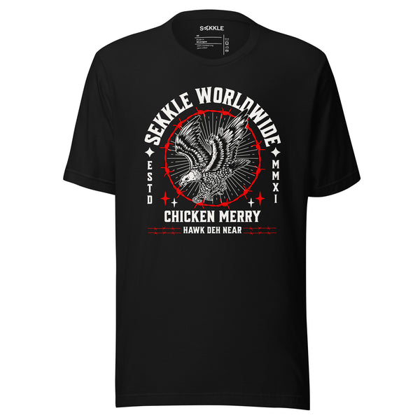 Chicken Merry Hawk Deh Near T-Shirt