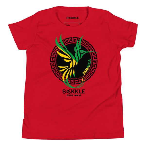 Jamaican Flag Doctor Bird Youth T-Shirt