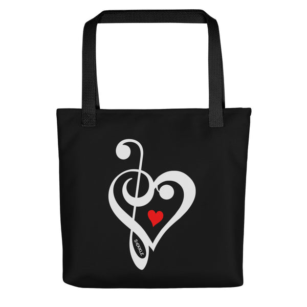 Heart Of Music Tote Bag