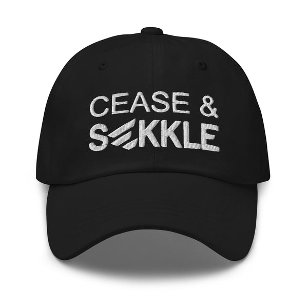 Cease & sekkle Dad Hat