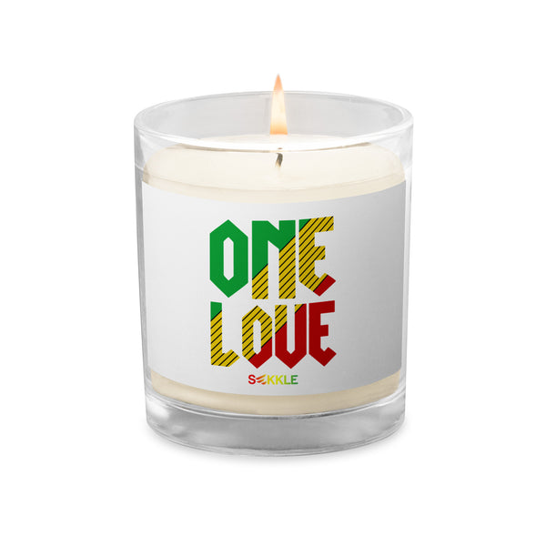 One Love Glass Jar Soy Wax Candle