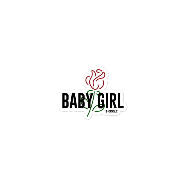 Baby Girl Bubble-free Stickers