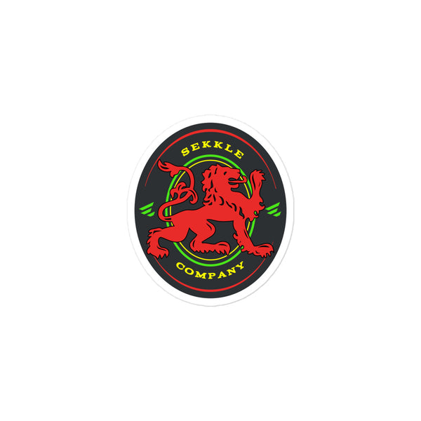Red Lion Bubble-Free Stickers