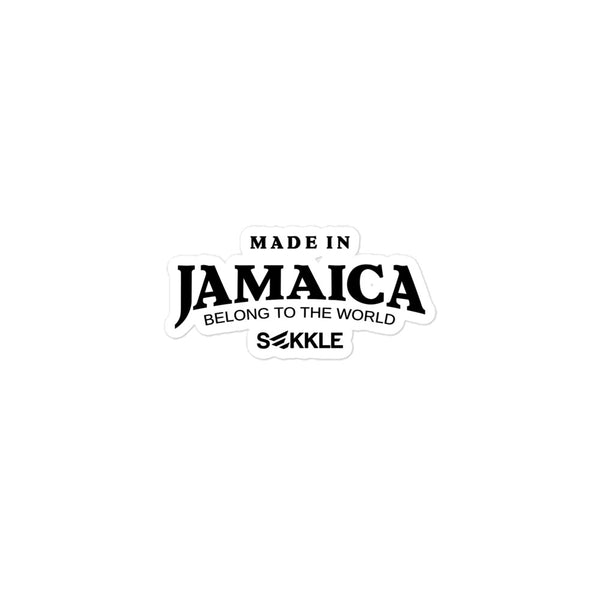 ジャマイカ製気泡の入らないステッカー