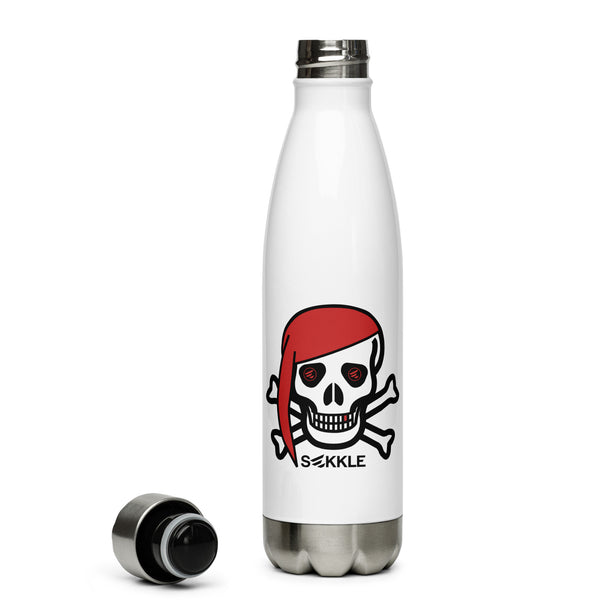 Pirate Skull Stainless Steel Water Bottle