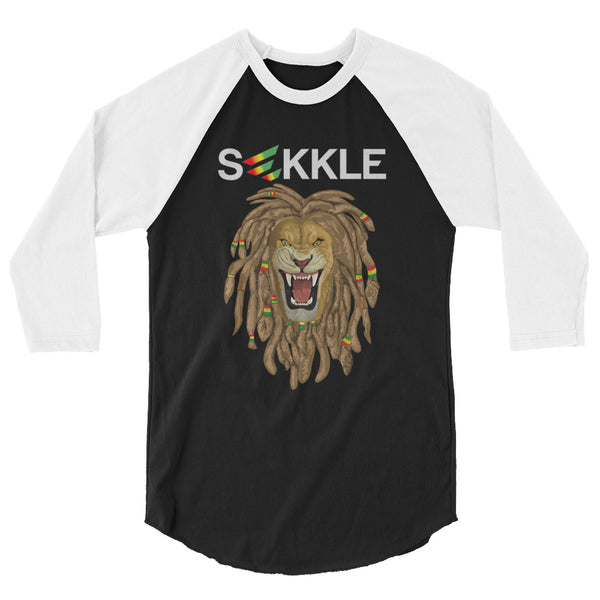 Ras Lion 3/4 Sleeve Raglan Shirt