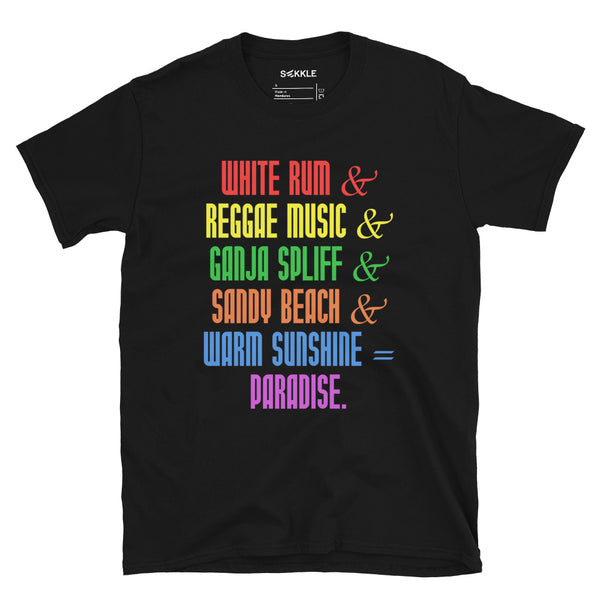 White Rum, Reggae Music T-Shirt