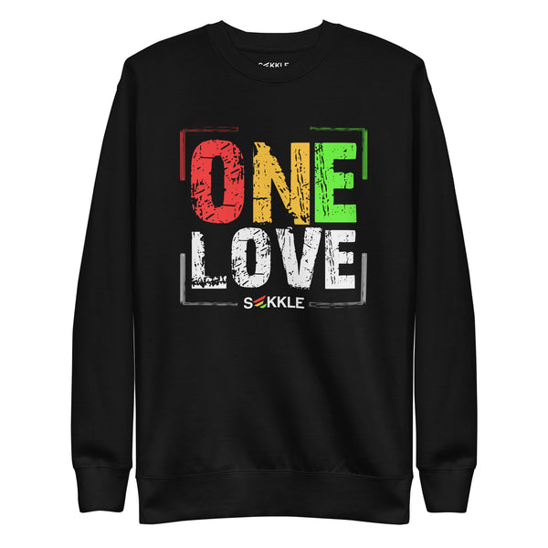 One Love ディストレスト スウェットシャツ