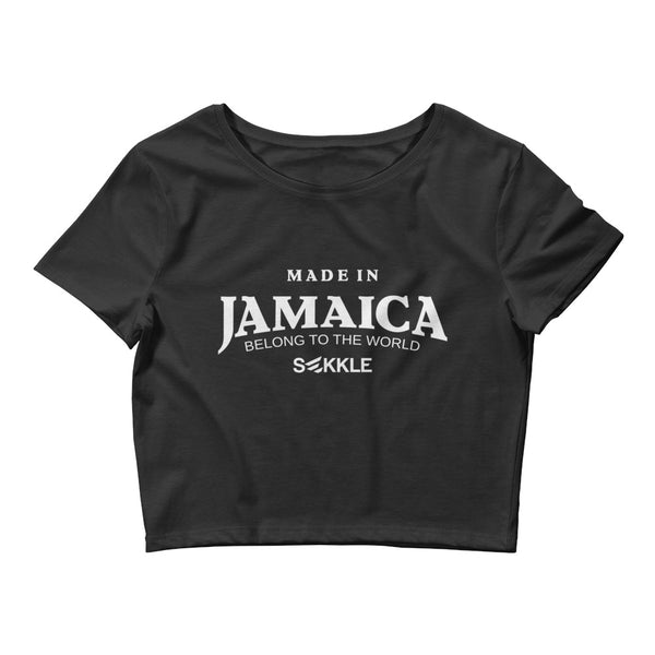 ジャマイカ製ウィメンズクロップTシャツ