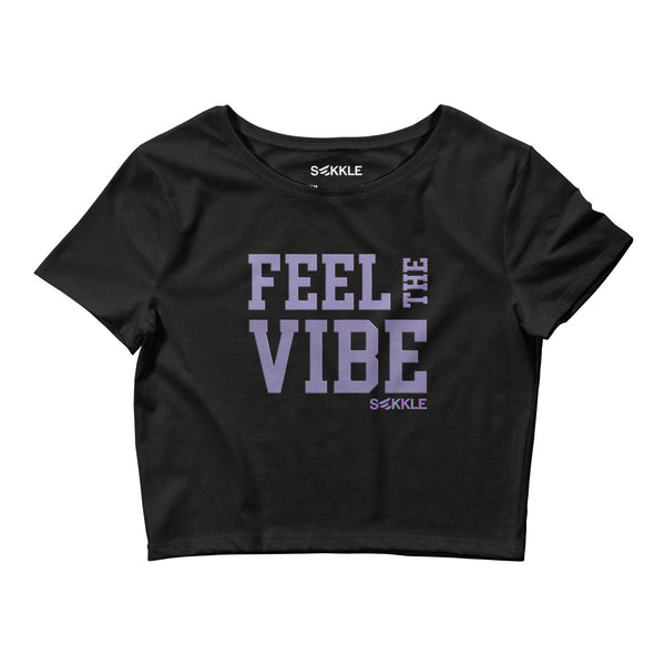 Feel The Vibe ウィメンズ クロップ Tシャツ