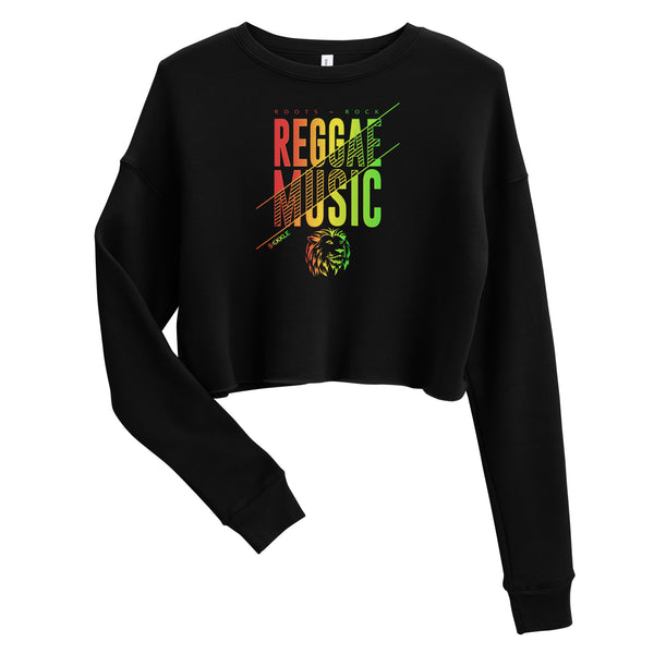 Reggae Music Crop Sweatshirt