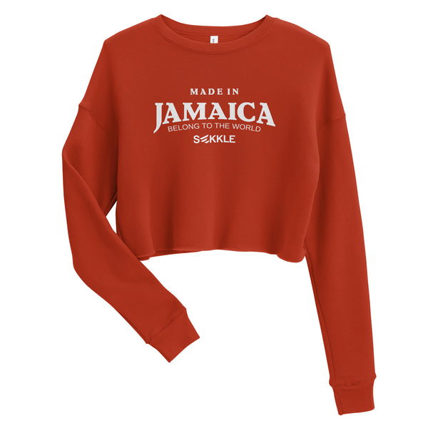 Made In Jamaica Crop Sweatshirt